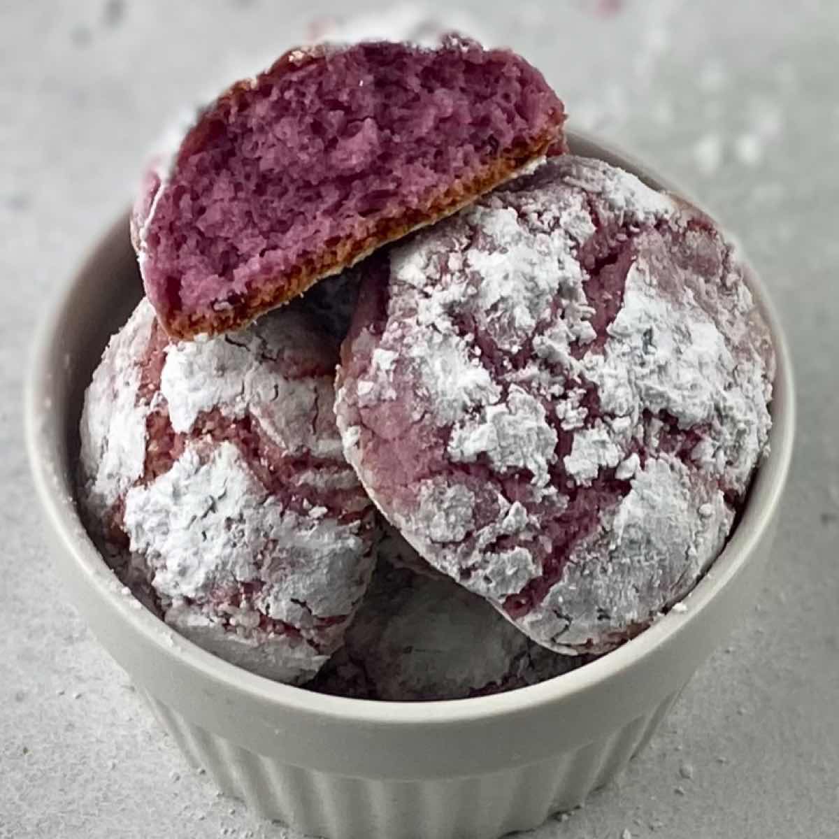 Ube Crinkles Mae Serves You Food Dessert