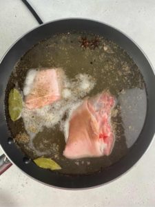 boil pork hock before air frying