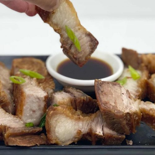 Air Fryer Lechon Kawali Mae Serves You Food
