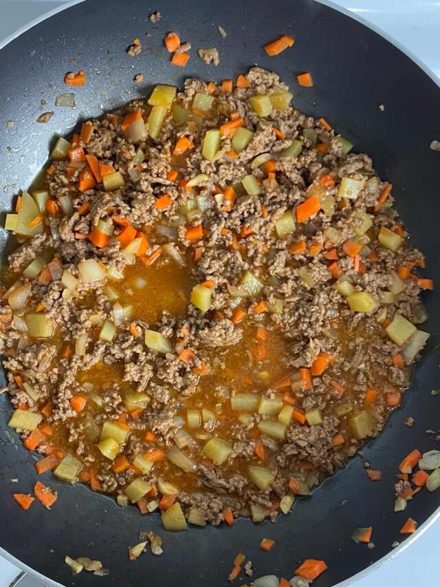 Filipino Beef Giniling