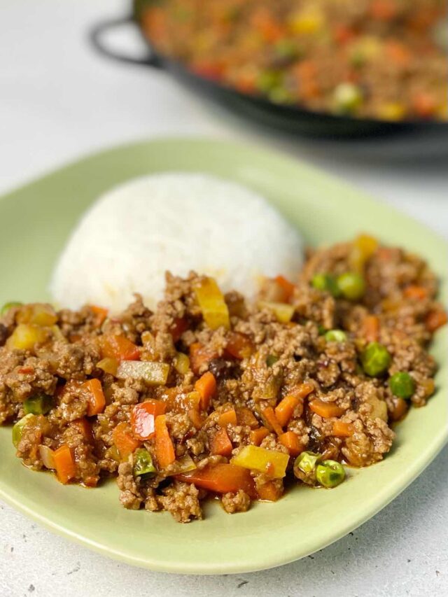 Filipino Beef Giniling