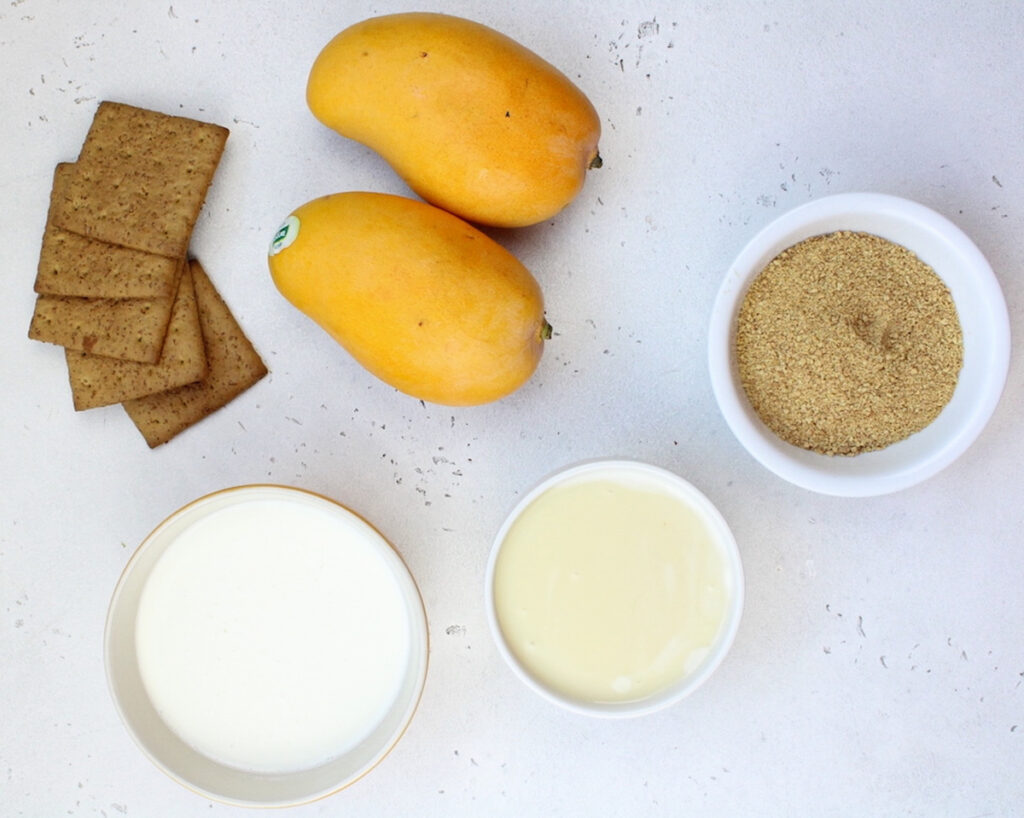 ingredients needed for mango graham float