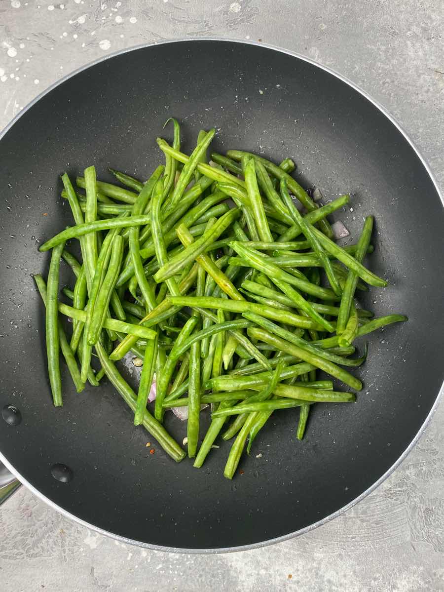Tofu Green Bean Stir Fry