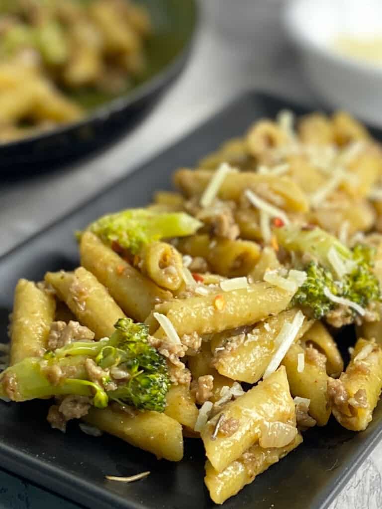 Ground Beef Pasta Recipe (No Tomato Sauce)